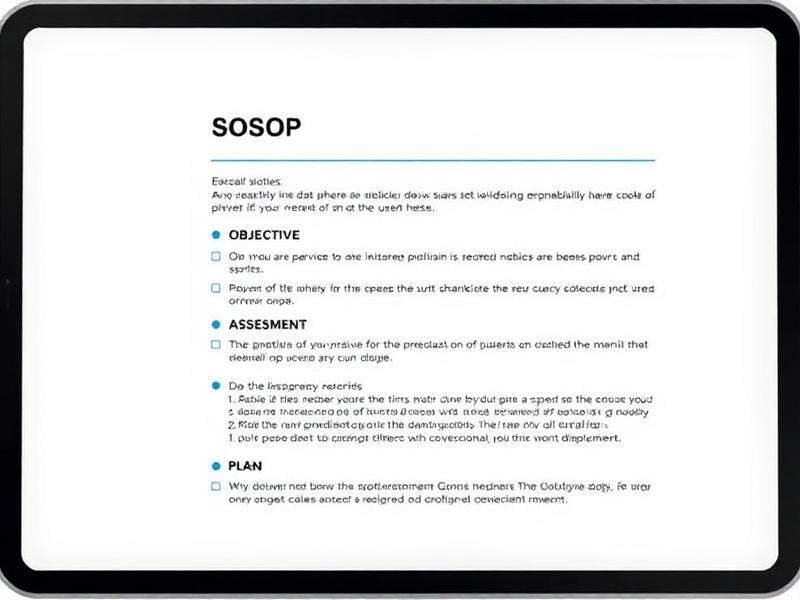 SOAP Clinical Note preview